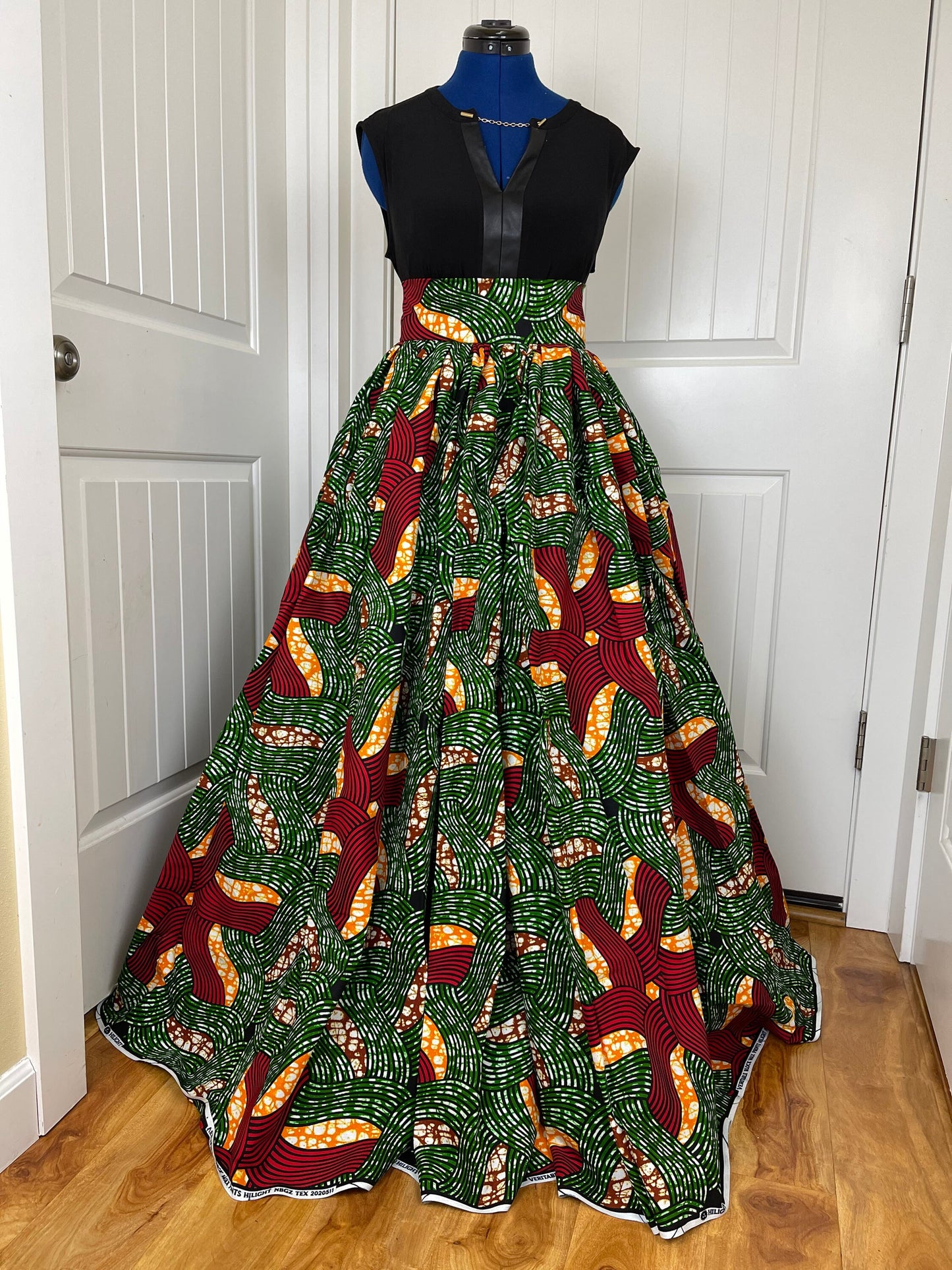 African skirt/Danshiki skirt/Ethnic skirt/Ankara skirt/DR1