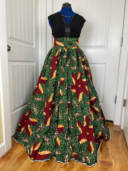 African skirt/Danshiki skirt/Ethnic skirt/Ankara skirt/DR1