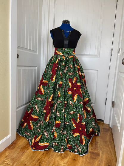 African skirt/Danshiki skirt/Ethnic skirt/Ankara skirt/DR1