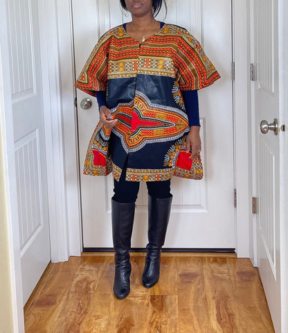 African women clothing/Danshiki Poncho/Poncho/Oversized kimono/African jacket/Ready to ship kimono/Ankara kimono/African top/African duster