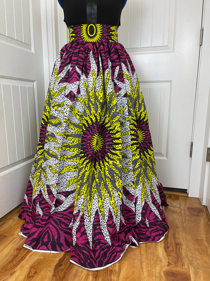 African Skirt/Ankara Skirt/African Clothing/VA36