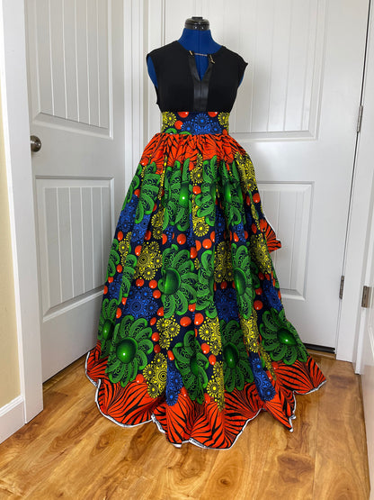 African skirt/Danshiki skirt/Ethnic skirt/DR11