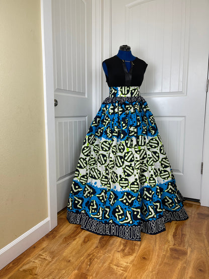 African Skirt/Ankara Skirt/Kente Skirt/DR8