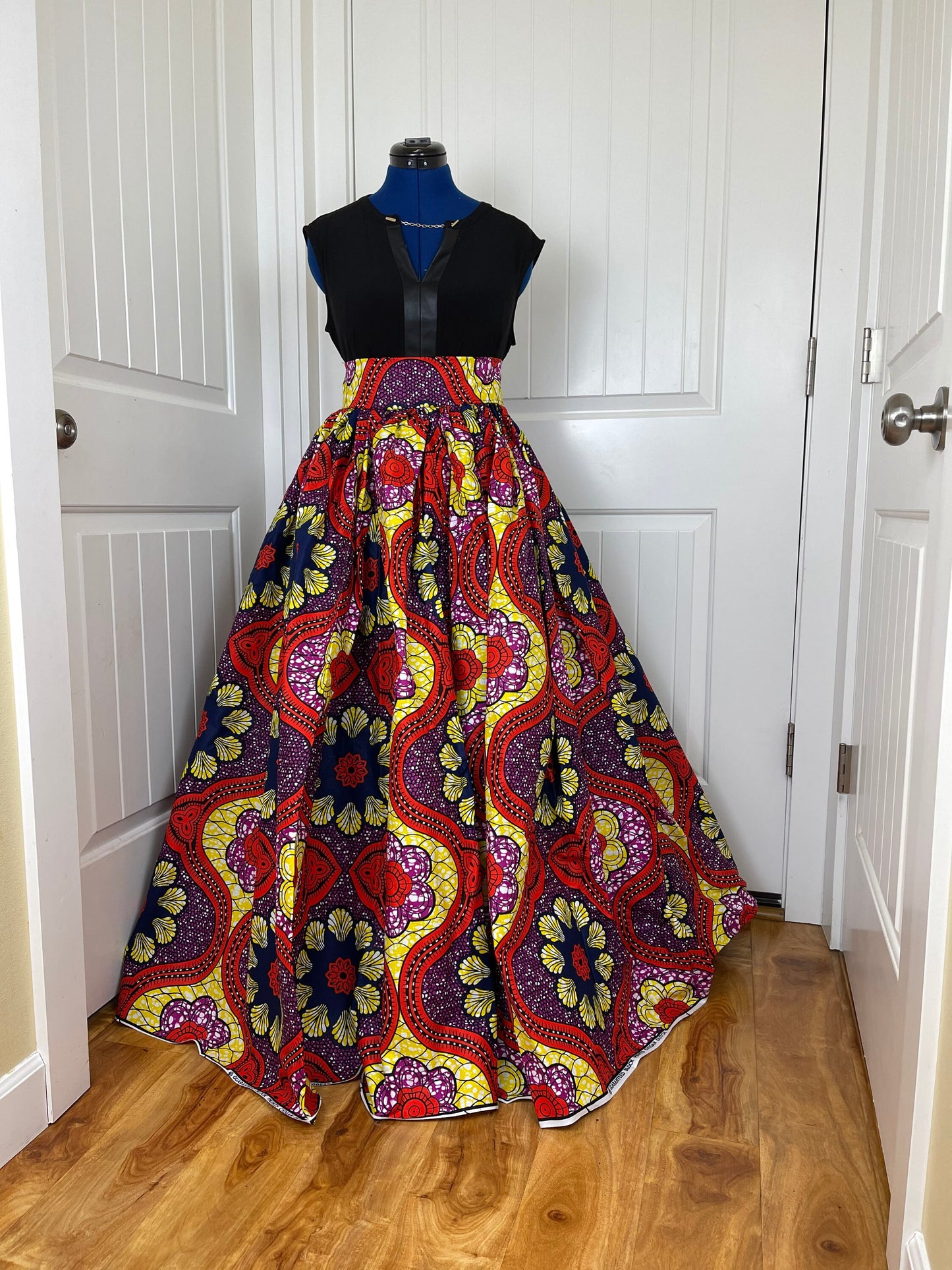 African skirt/Danshiki skirt/Ethnic skirt/DR7