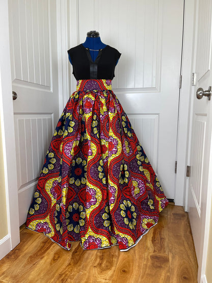African skirt/Danshiki skirt/Ethnic skirt/DR7