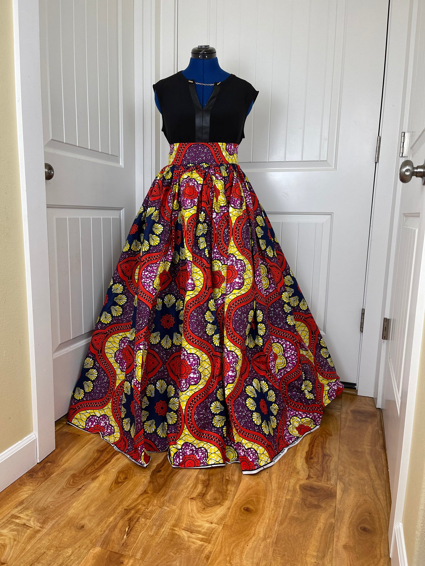 African skirt/Danshiki skirt/Ethnic skirt/DR7