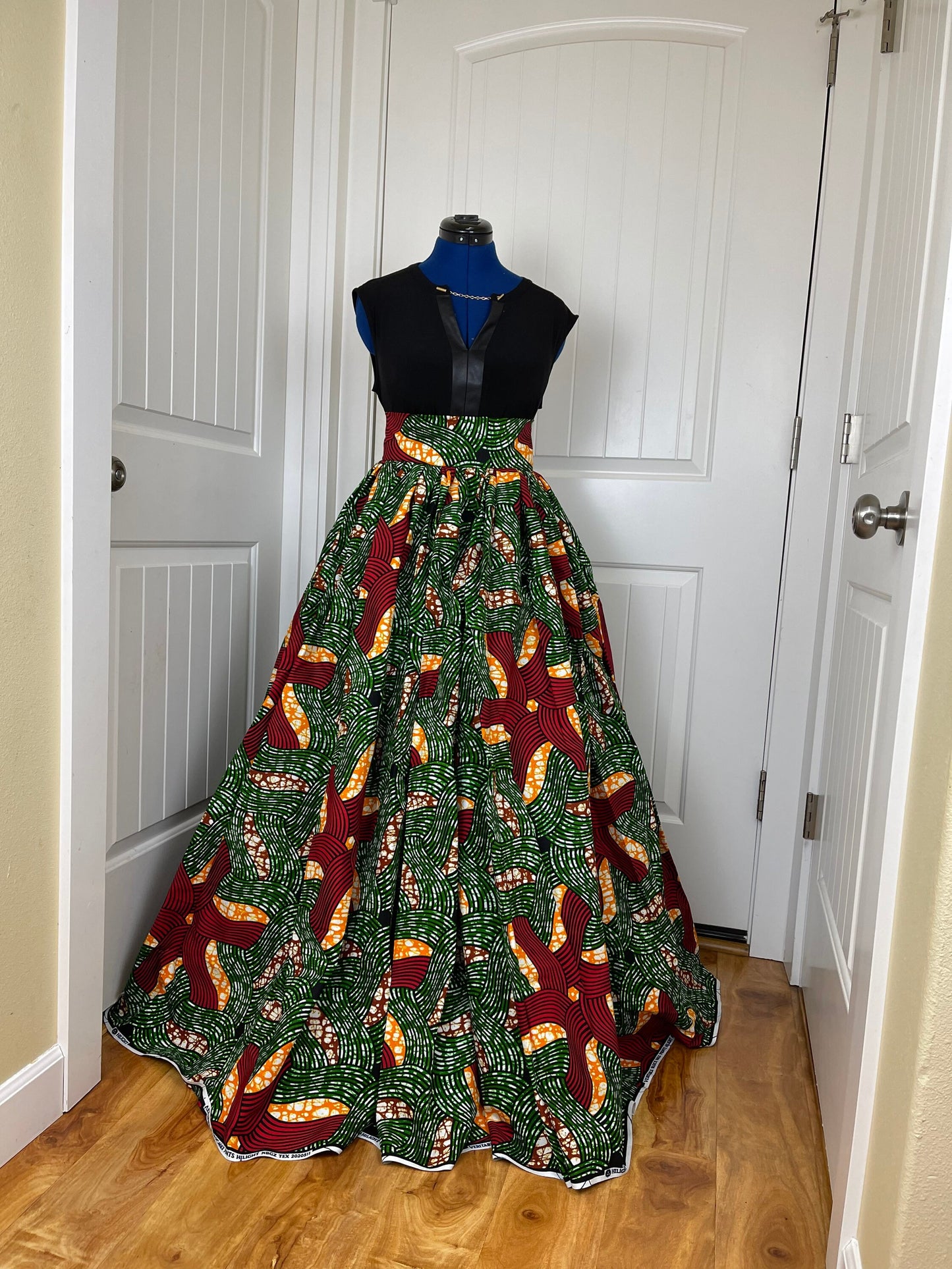 African skirt/Danshiki skirt/Ethnic skirt/Ankara skirt/DR1