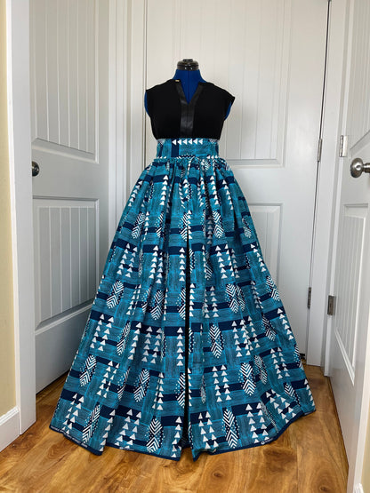 African Skirt/African Clothing/Plus Size Skirt/Maxi Skirt/VA86