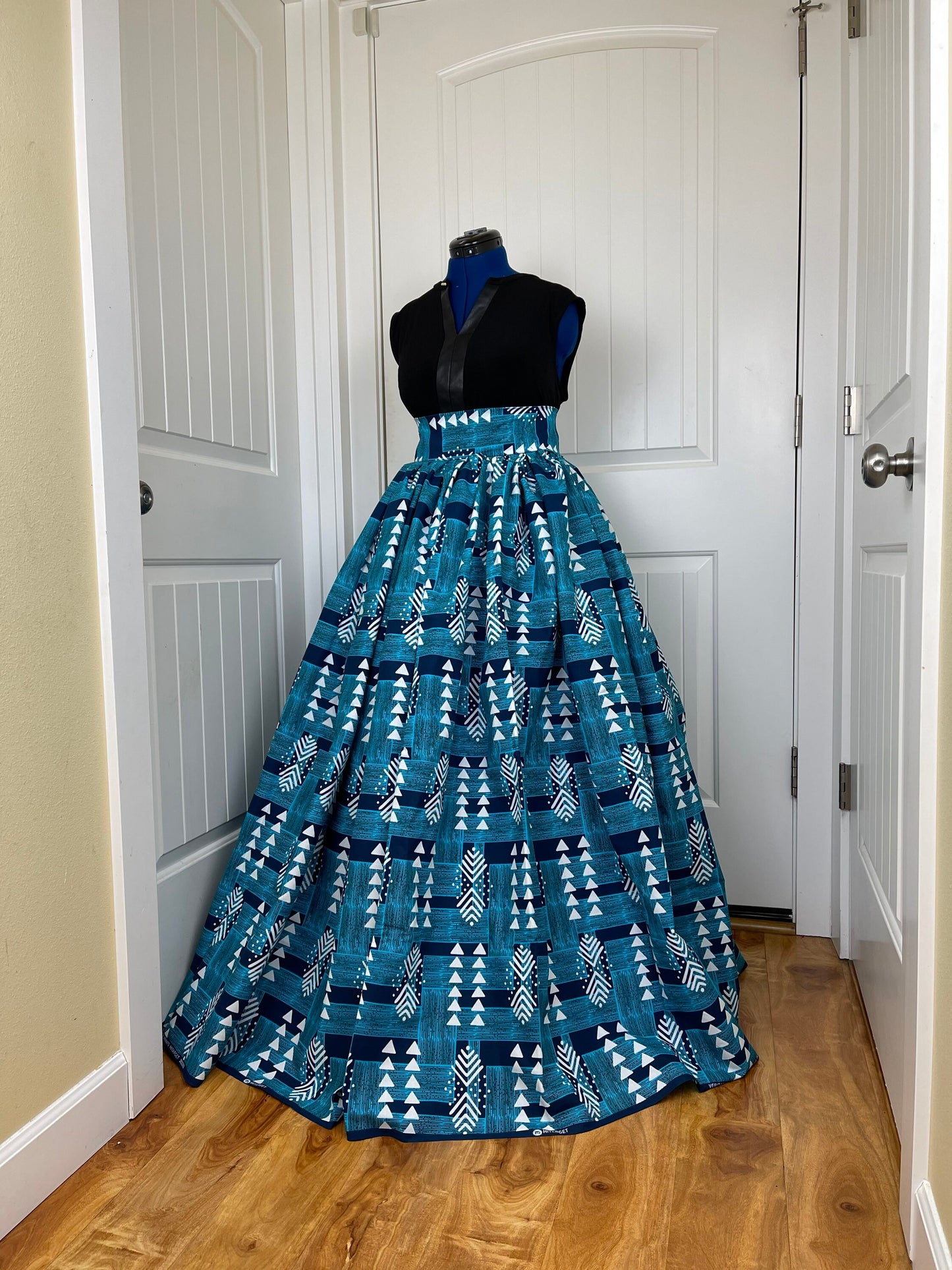African Skirt/African Clothing/Plus Size Skirt/Maxi Skirt/VA86