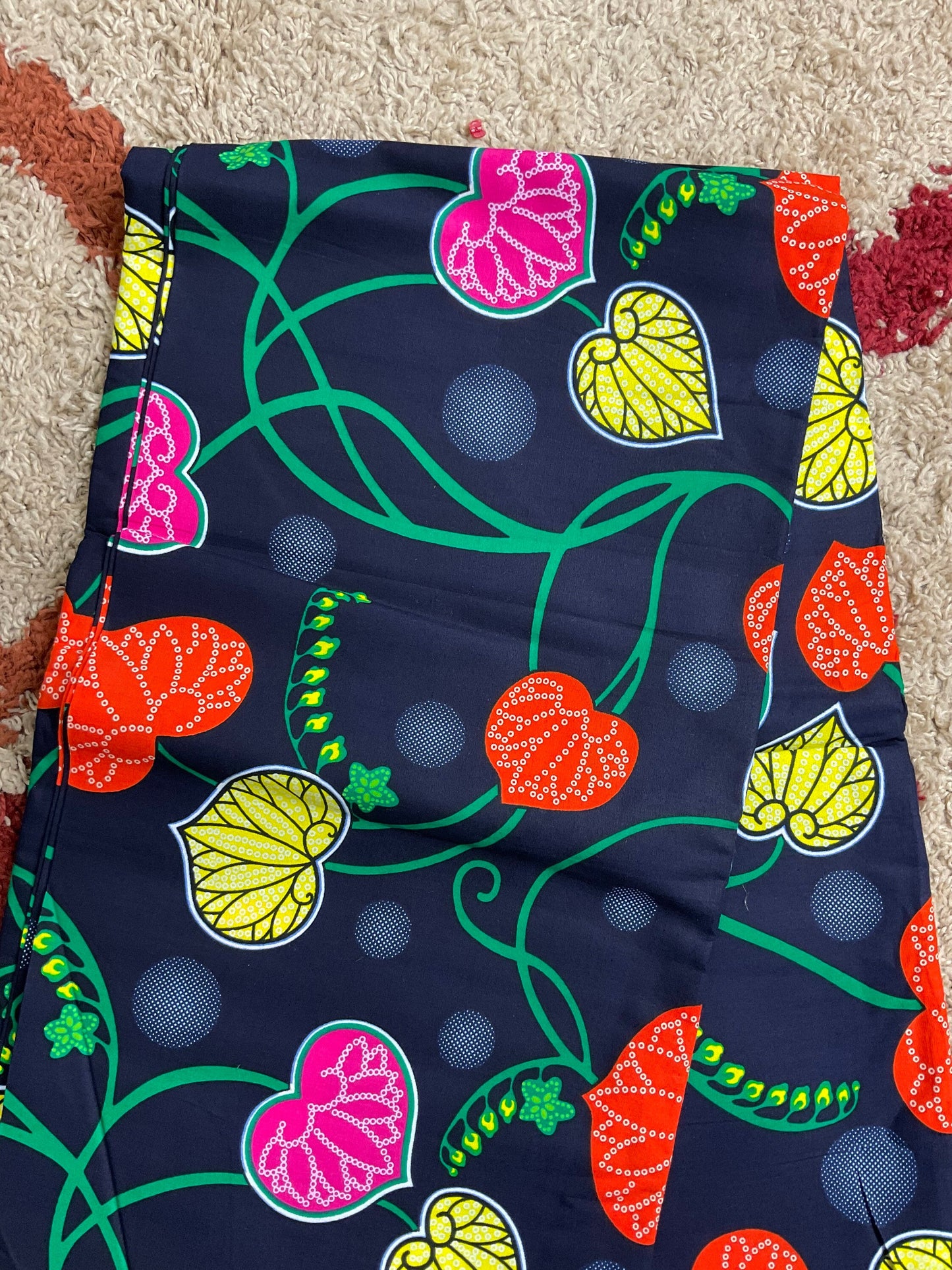 African Fabric/African prints/ Ankara fabric/ Wax prints/African fabric by the yard/MK777