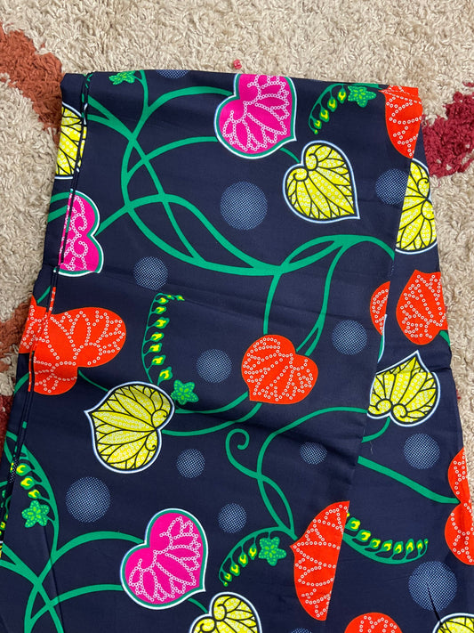 African Fabric/African prints/ Ankara fabric/ Wax prints/African fabric by the yard/MK777