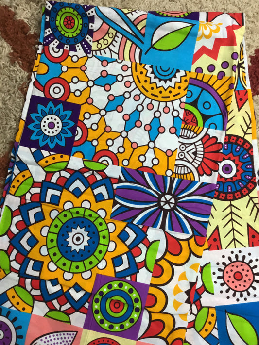 African Fabric/African prints/ Ankara fabric/ African fabric per yard/ African fabric for crafts/ African fab/CK32g