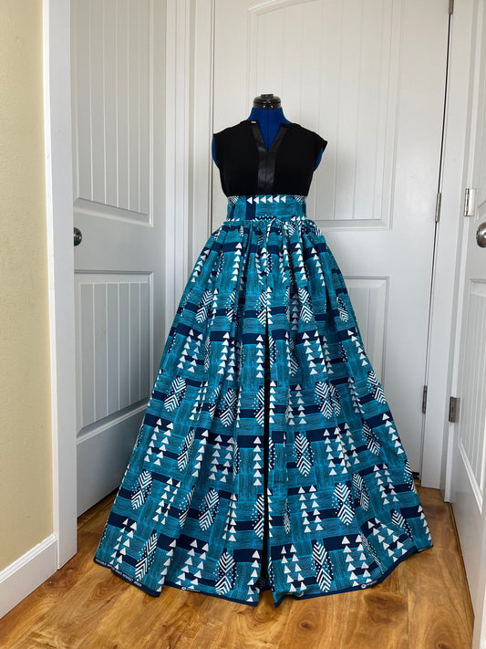 African Skirt/African Clothing/Plus Size Skirt/Maxi Skirt/VA86