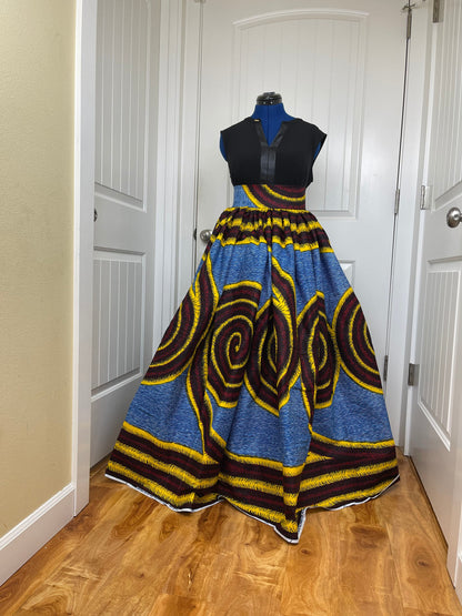 African skirt/ African women clothing/ Ankara maxi skirt/VA100