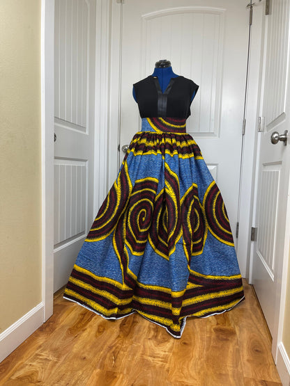 African skirt/ African women clothing/ Ankara maxi skirt/VA100