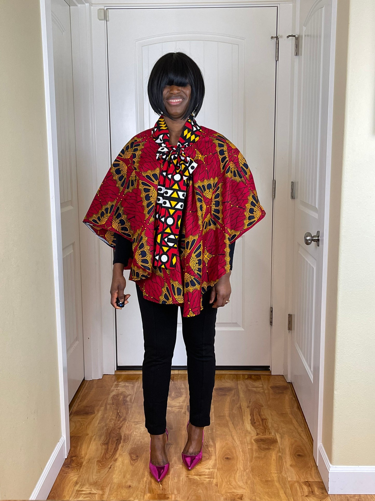 African Cape/Ankara Shawl/Shoulder Shrug/African Print Top/African Clothing/Cape/Poncho/Shawl/Ankara/Plus Size/Women’sTop/Mudcloth Shawl/Dan