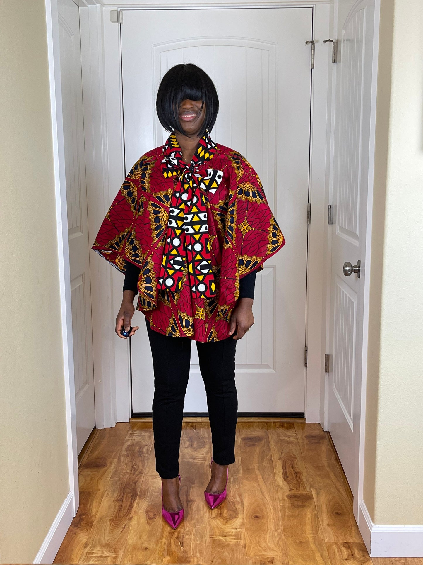 African Cape/Ankara Shawl/Shoulder Shrug/African Print Top/African Clothing/Cape/Poncho/Shawl/Ankara/Plus Size/Women’sTop/Mudcloth Shawl/Dan