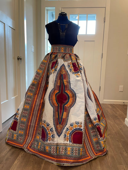 African Skirt/Ankara Skirt/African Clothing For Women/VA3