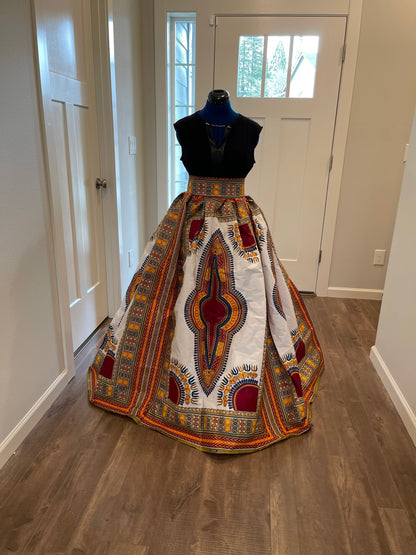 African Skirt/Ankara Skirt/African Clothing For Women/VA3
