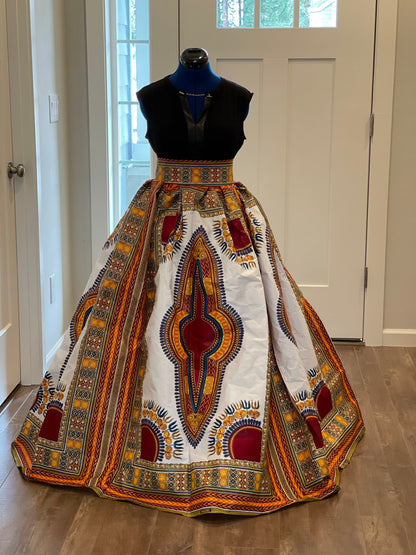 African Skirt/Ankara Skirt/African Clothing For Women/VA3