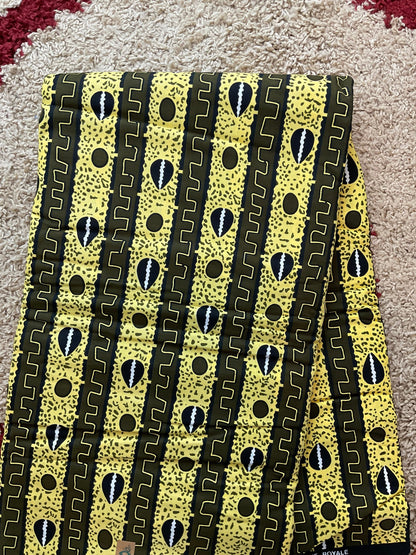 African Fabric/African prints/ Ankara fabric/ African wax/Hollandais/Black and red African fabric/ African fabric 6 yards/FG41b