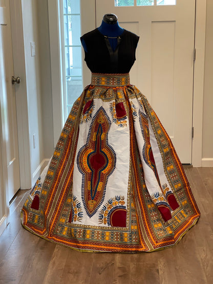 African Skirt/Ankara Skirt/African Clothing For Women/VA3