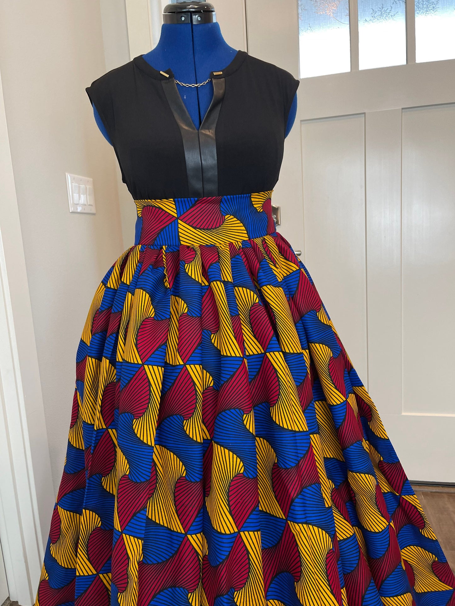 African Skirt/Ankara Skirt/Maxi Skirt/VA35