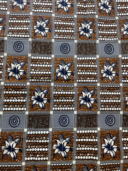 Multicolor African Fabric/African prints/ Ankara fabric/ African fabric per yard/ African fabric for crafts/ African fabri/FG06