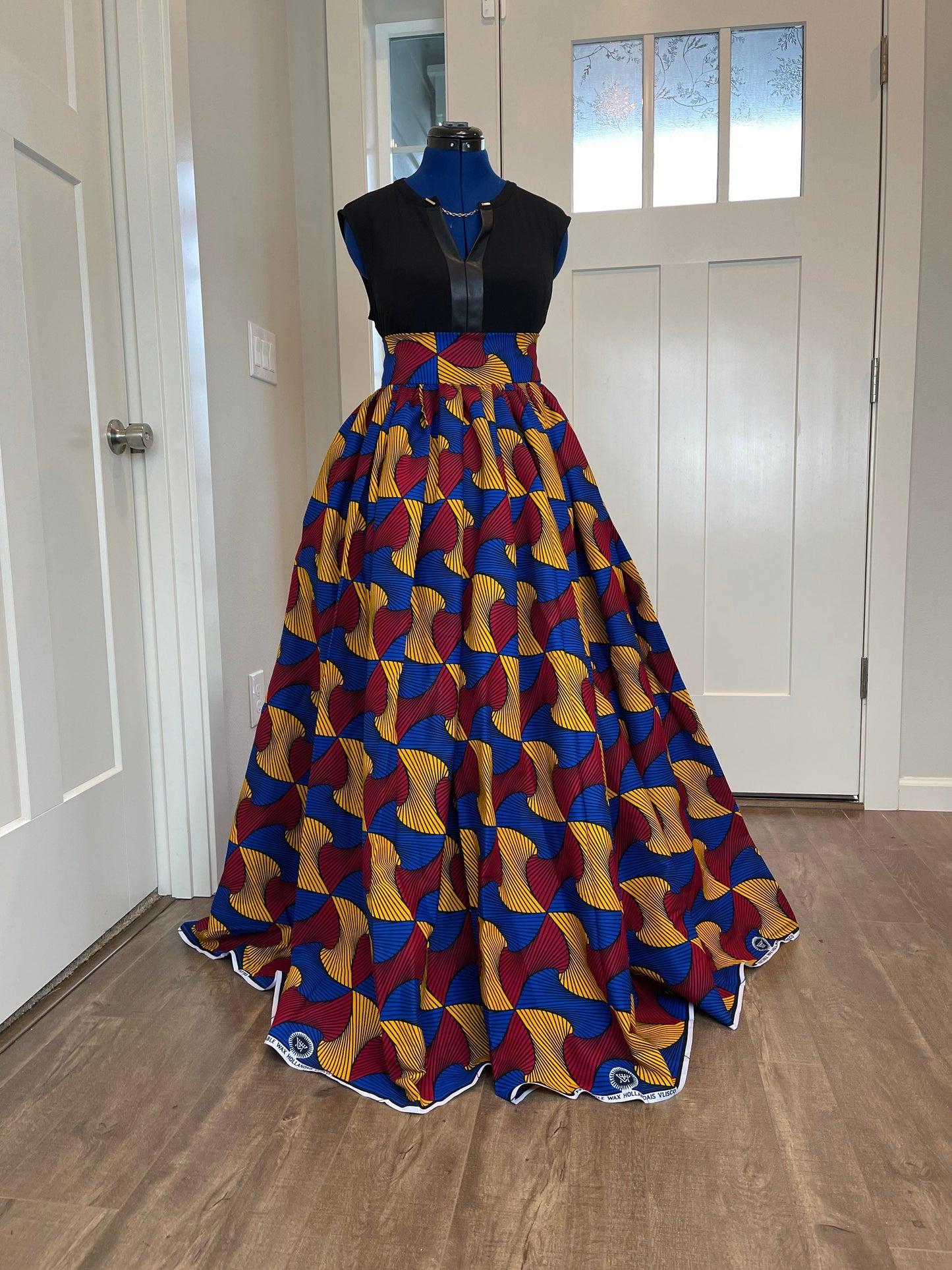 African Skirt/Ankara Skirt/Maxi Skirt/VA35