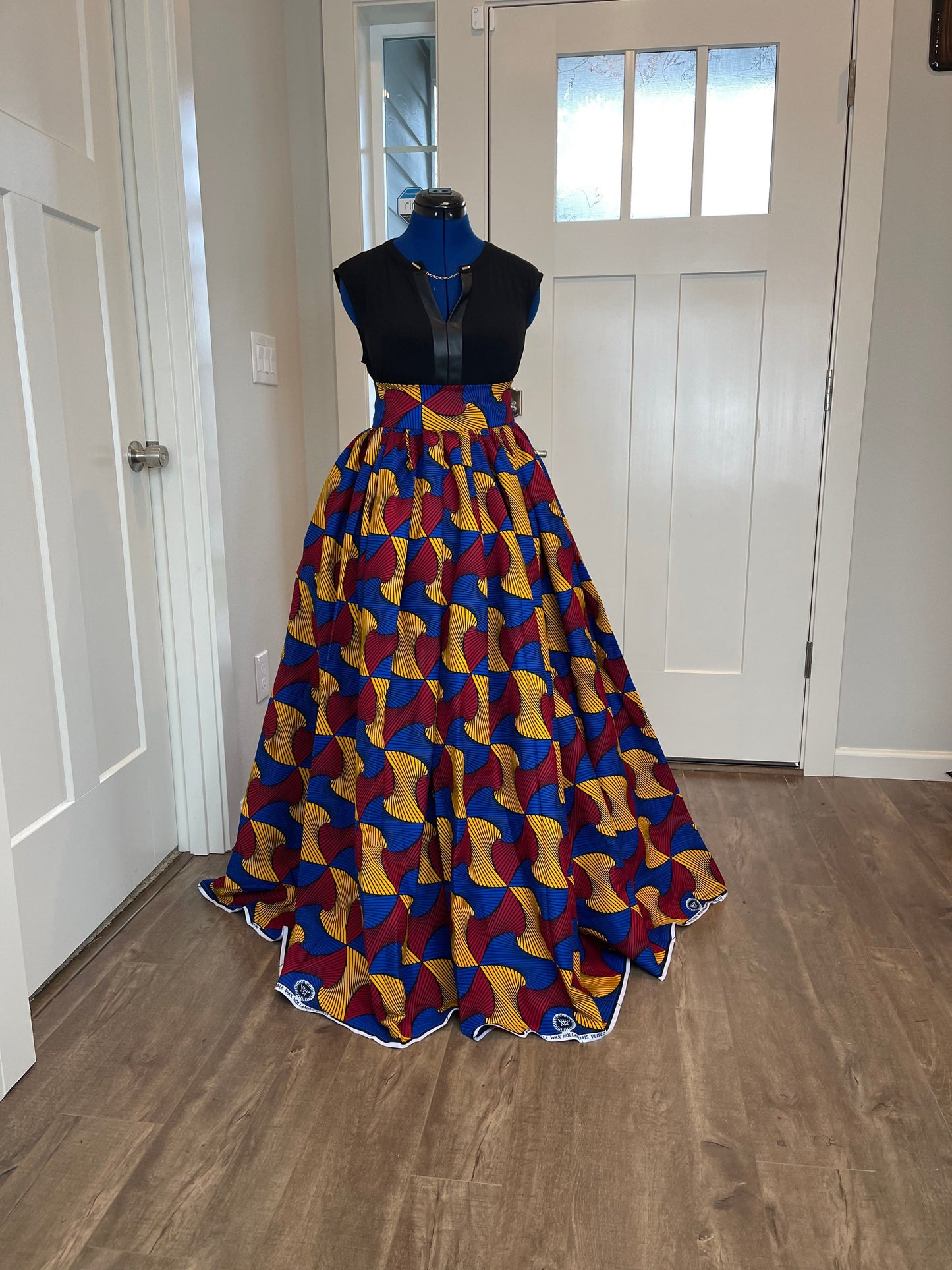 African Skirt/Ankara Skirt/Maxi Skirt/VA35