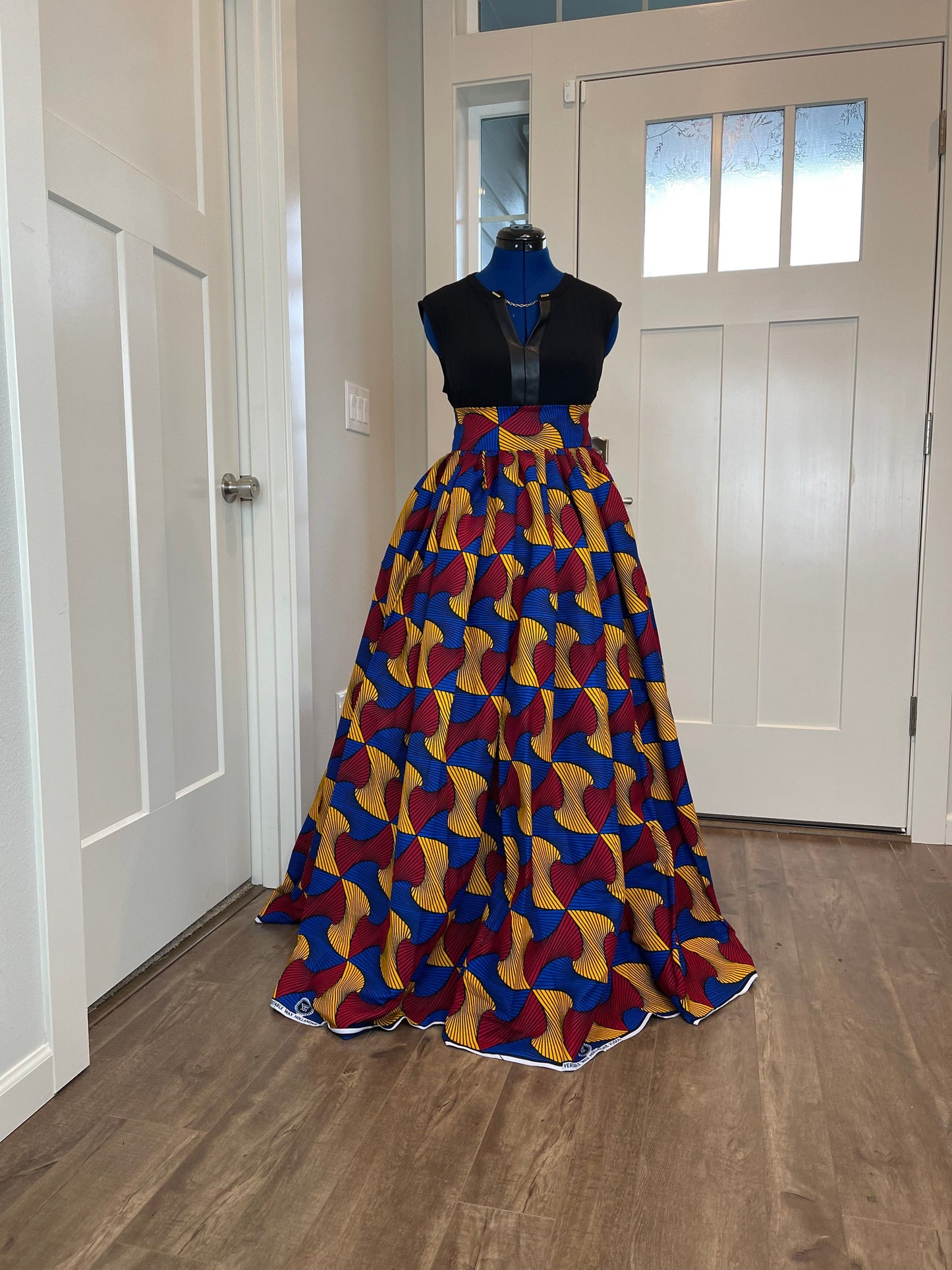 African Skirt/Ankara Skirt/Maxi Skirt/VA35