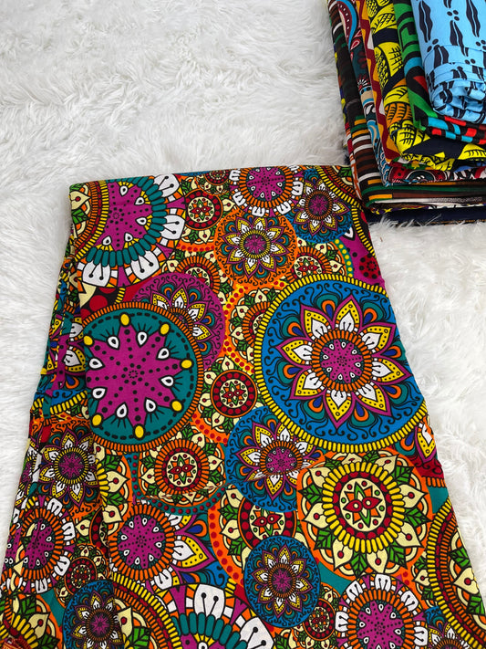 African print fabric/African clothing/African fabric bundle/African fabric/African fabric 6 yards/African fabric print/HT39a/