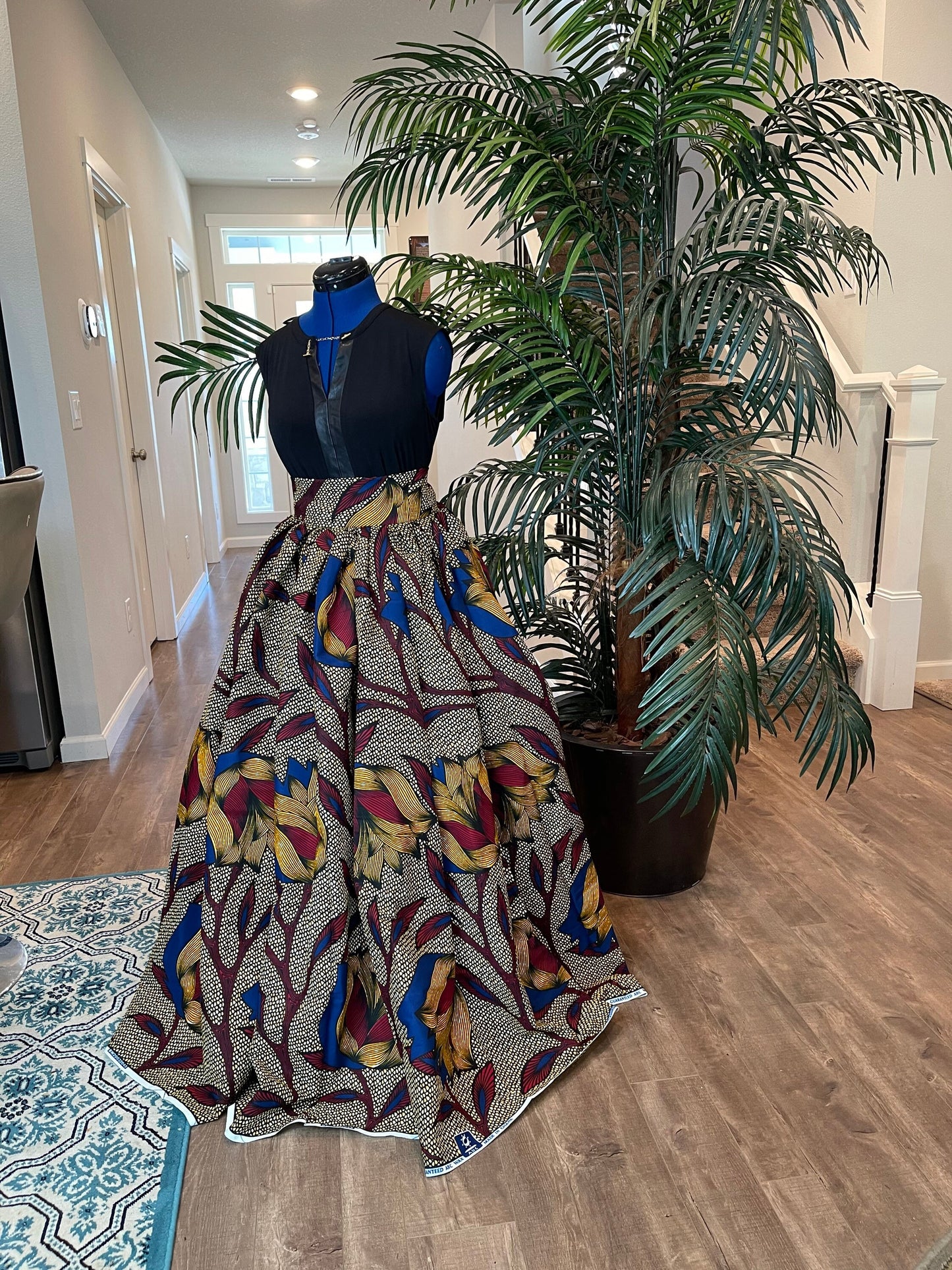 African Skirt/Ankara Skirt/African Clothing/VA65