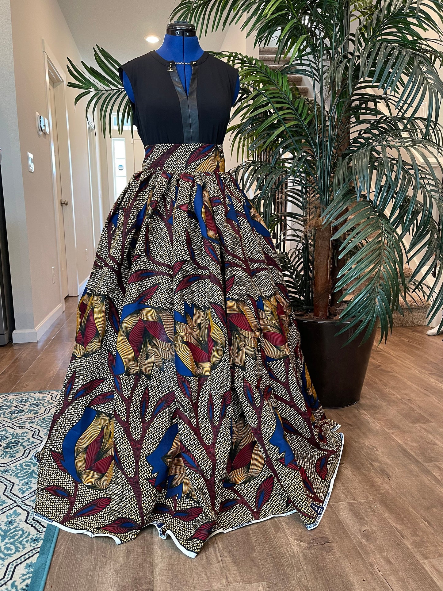 African Skirt/Ankara Skirt/African Clothing/VA65