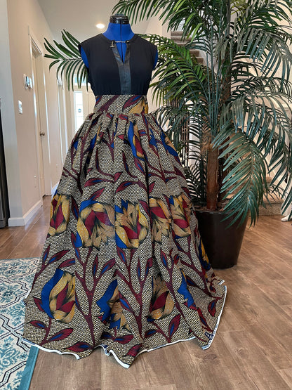 African Skirt/Ankara Skirt/African Clothing/VA65