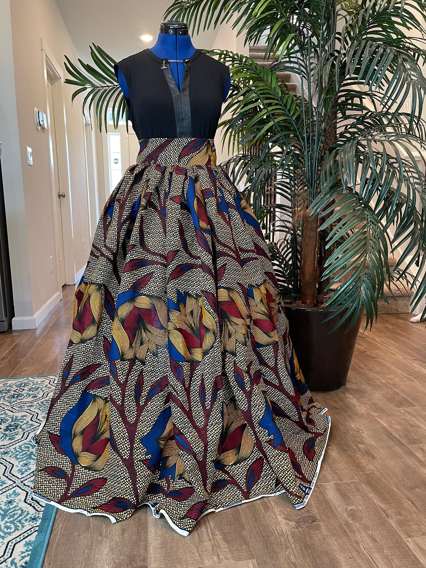 African Skirt/Ankara Skirt/African Clothing/VA65
