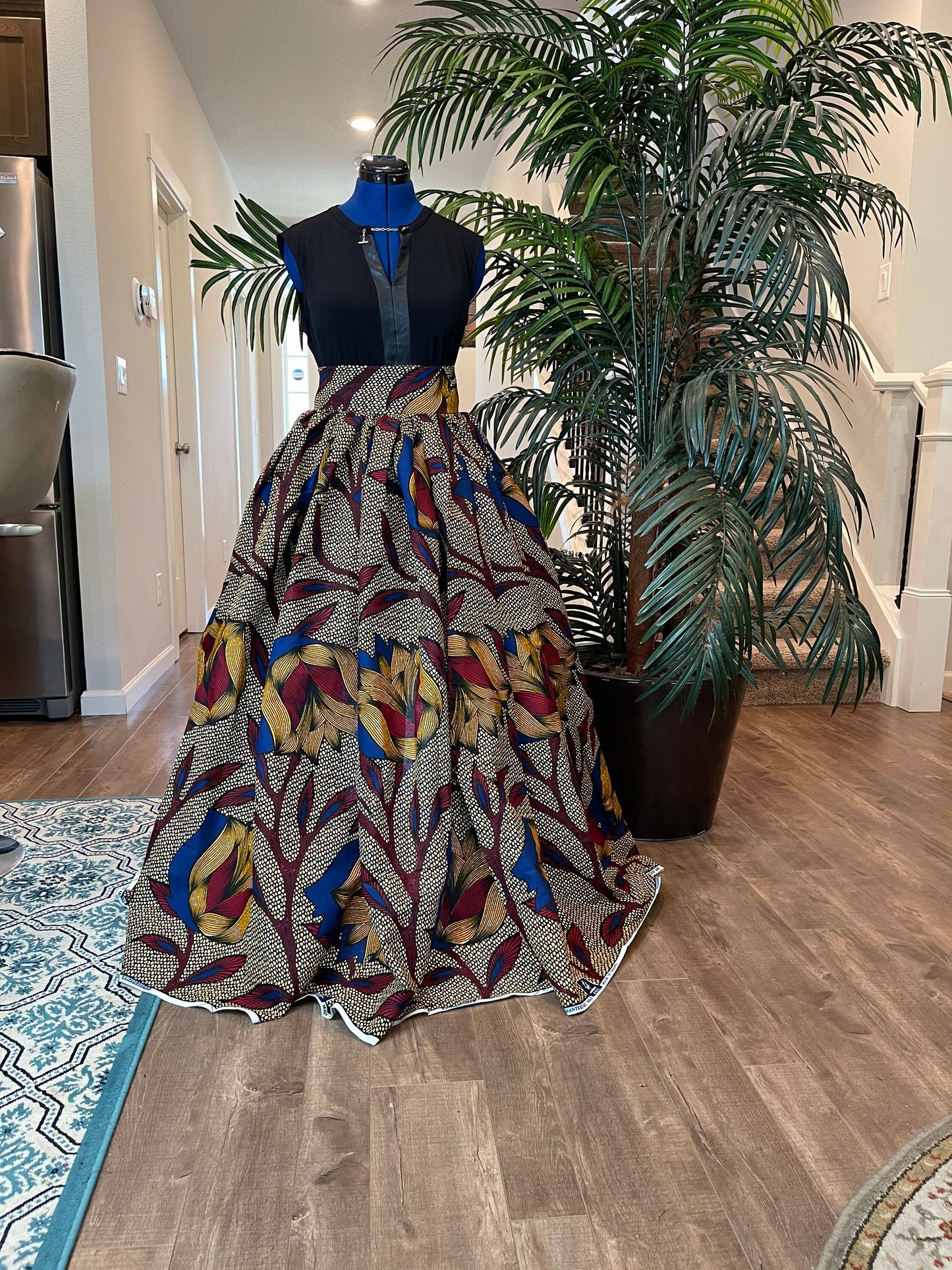 African Skirt/Ankara Skirt/African Clothing/VA65