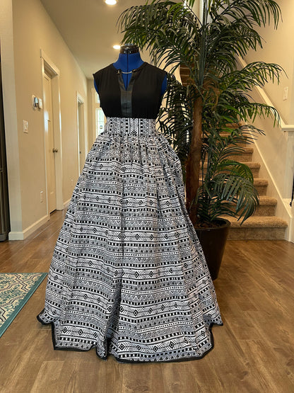 African Skirt/Ankara Skirt/African Clothing/VA34