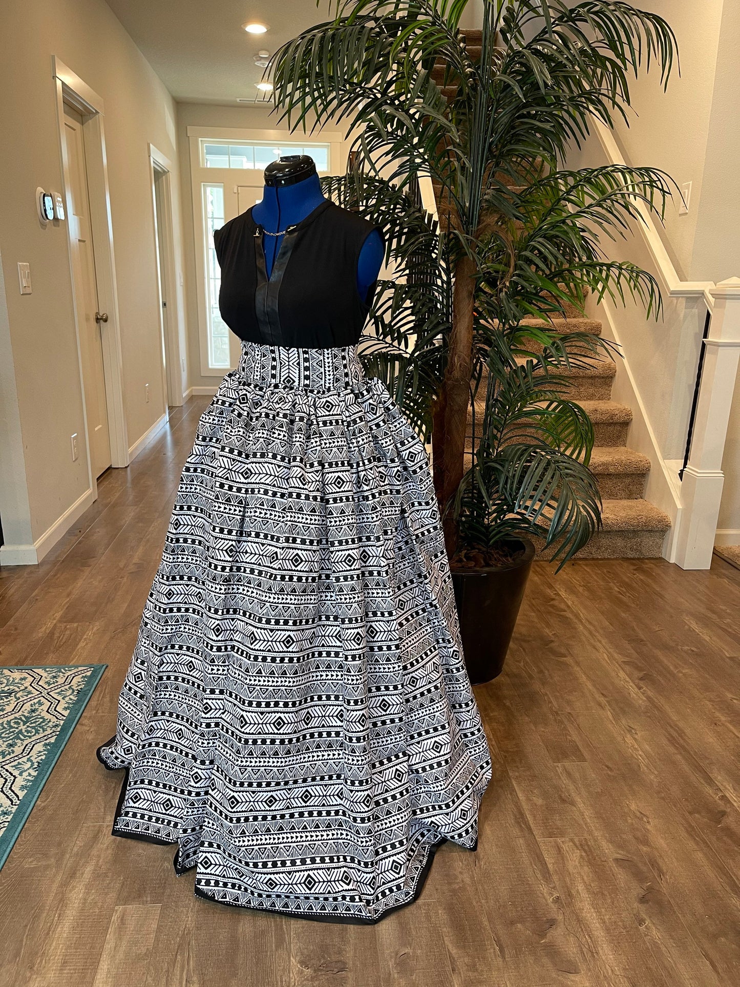 African Skirt/Ankara Skirt/African Clothing/VA34