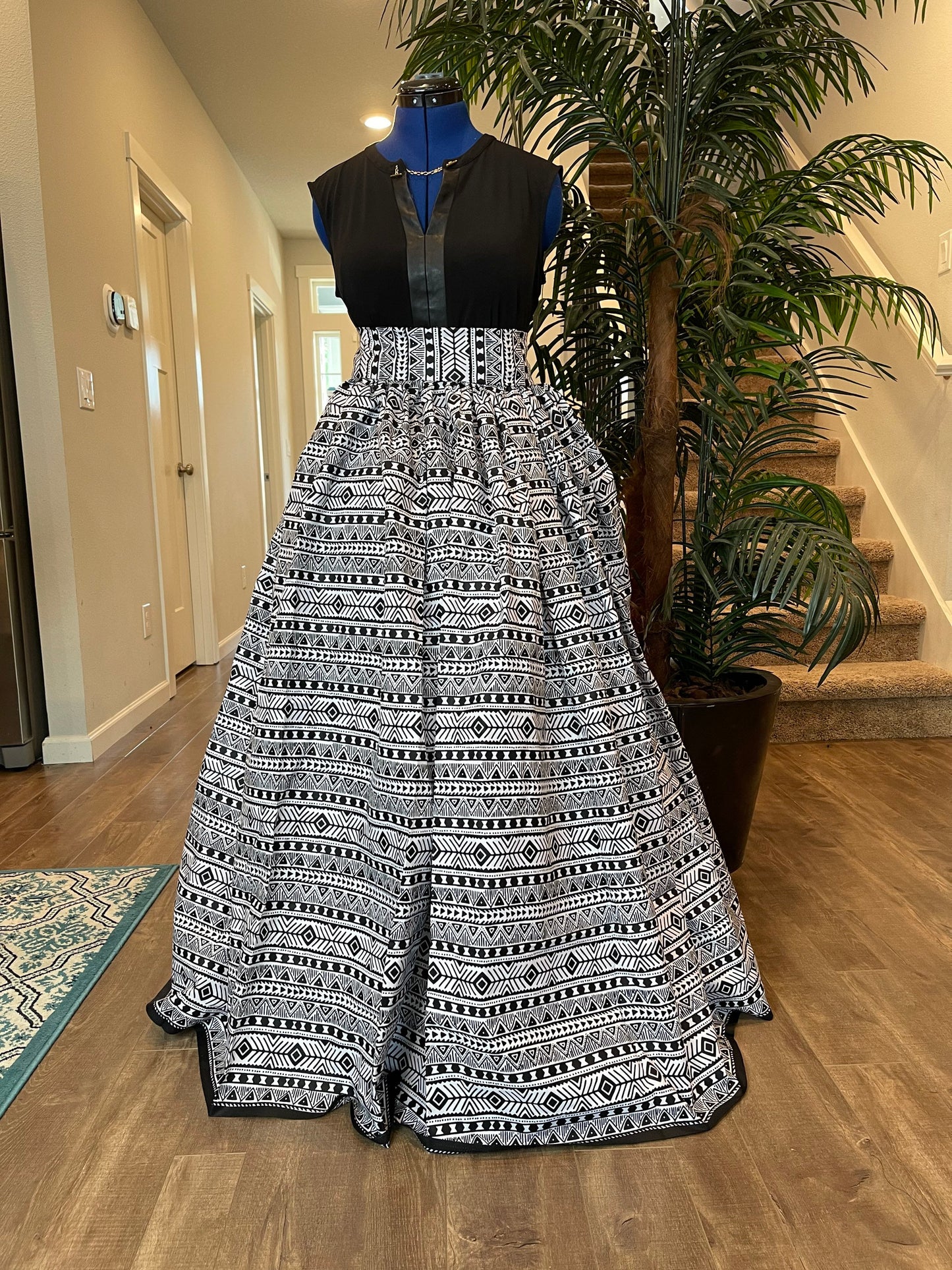 African Skirt/Ankara Skirt/African Clothing/VA34