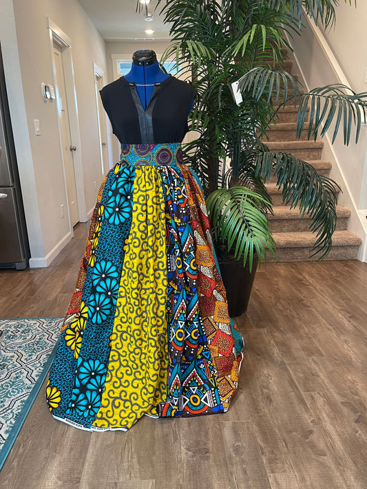 African Skirt/Ankara Skirt/African Clothing/VA99