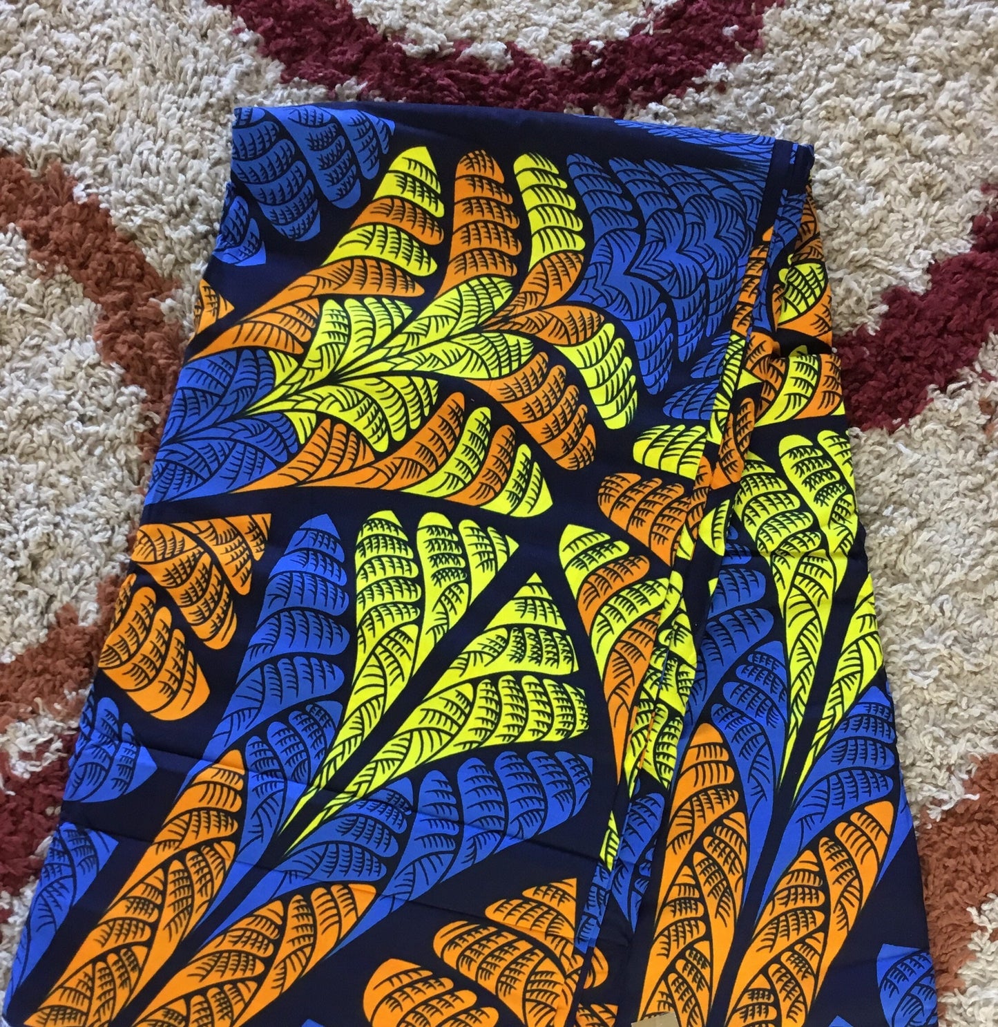 African Fabric/African prints/ Ankara -African wax/Hollandais/African fabric/ African fabric 6 yards/MK599