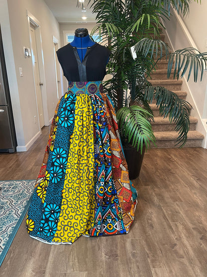 African Skirt/Ankara Skirt/African Clothing/VA99