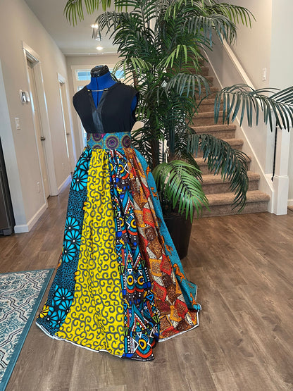 African Skirt/Ankara Skirt/African Clothing/VA99