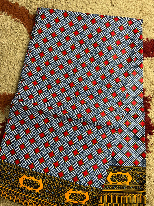 Patched work African Fabric/African prints/ Ankara fabric/ African fabric per yard/ African fabric for crafts/ African fabri/MK148