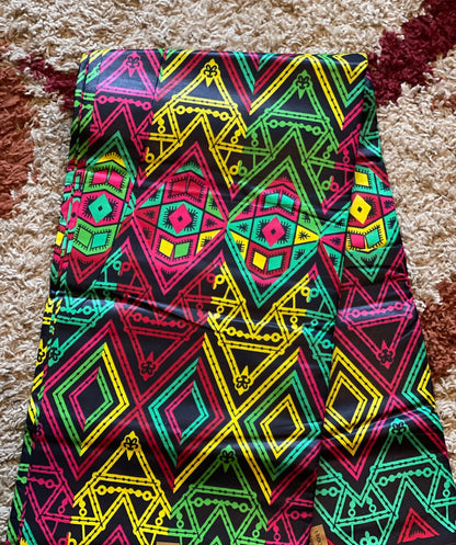 Multicolor African Fabric/African prints/ Ankara fabric/ African fabric per yard/ African fabric for crafts/ African fabri/FG60/Africa skirt