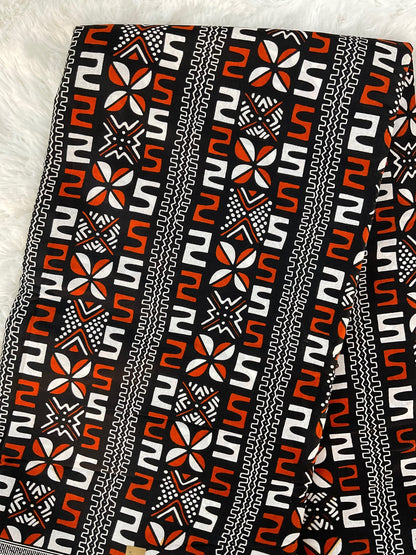 African Fabric/African prints/ Ankara fabric/ African fabric/ red fabric/MK455/ African fabric by the yard/African fabric 6/chitenge