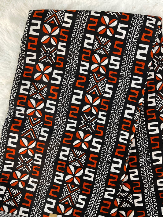 African Fabric/African prints/ Ankara fabric/ African fabric/ red fabric/MK455/ African fabric by the yard/African fabric 6/chitenge