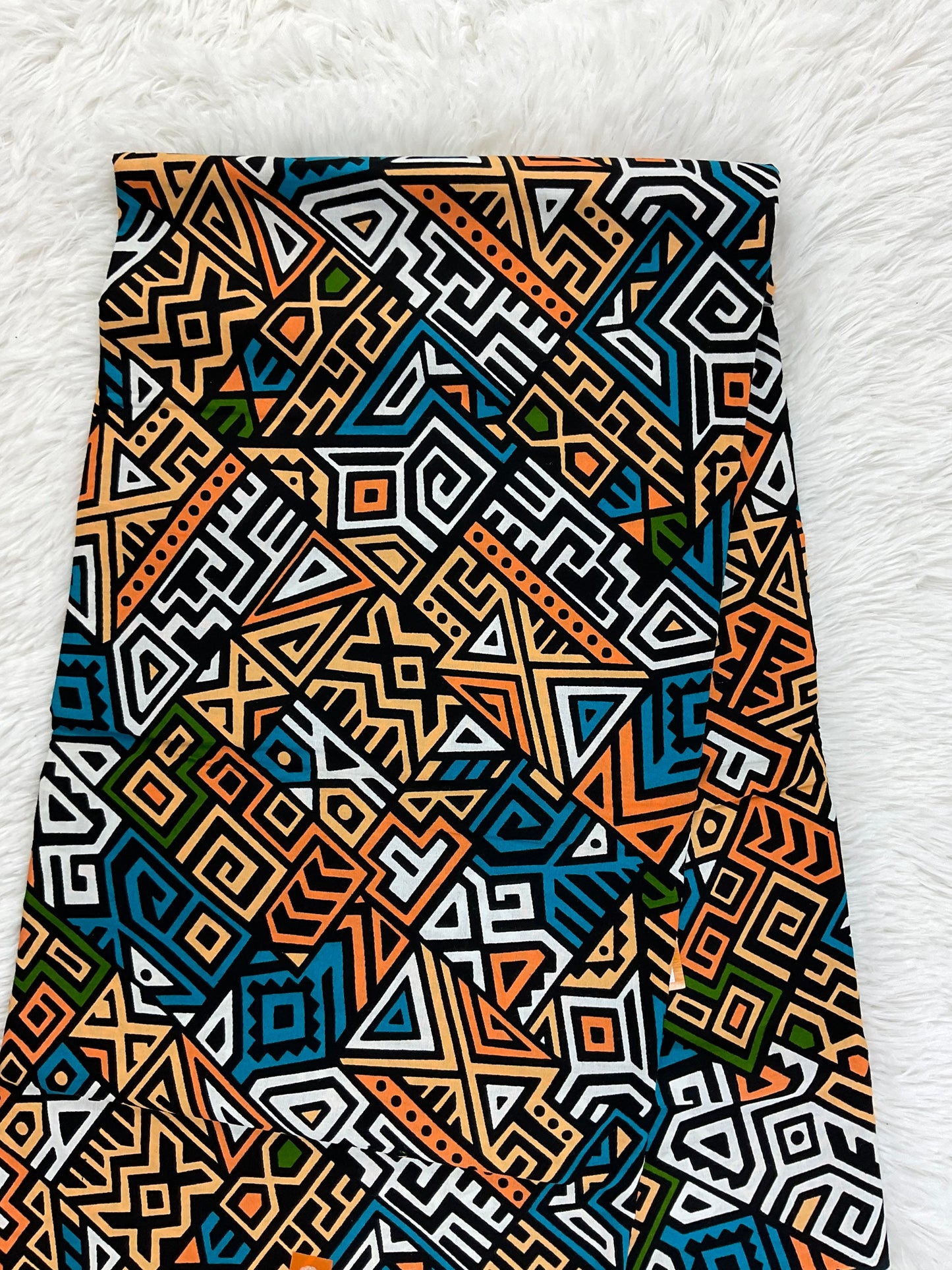 African Fabric/African prints/ Ankara fabric/ African wax/Hollandais/ by the yard fabric/ African print 6 yards/ African star fabric/MK132