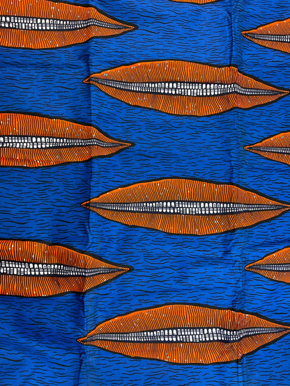 Multicolor African Fabric/African prints/ Ankara fabric/ African fabric per yard/ African fabric for crafts/ African fabri/FG18